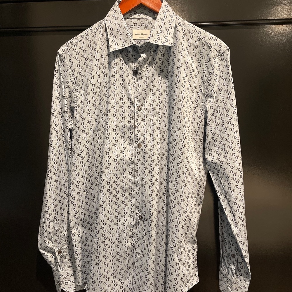 Ferragamo Men’s Button Up